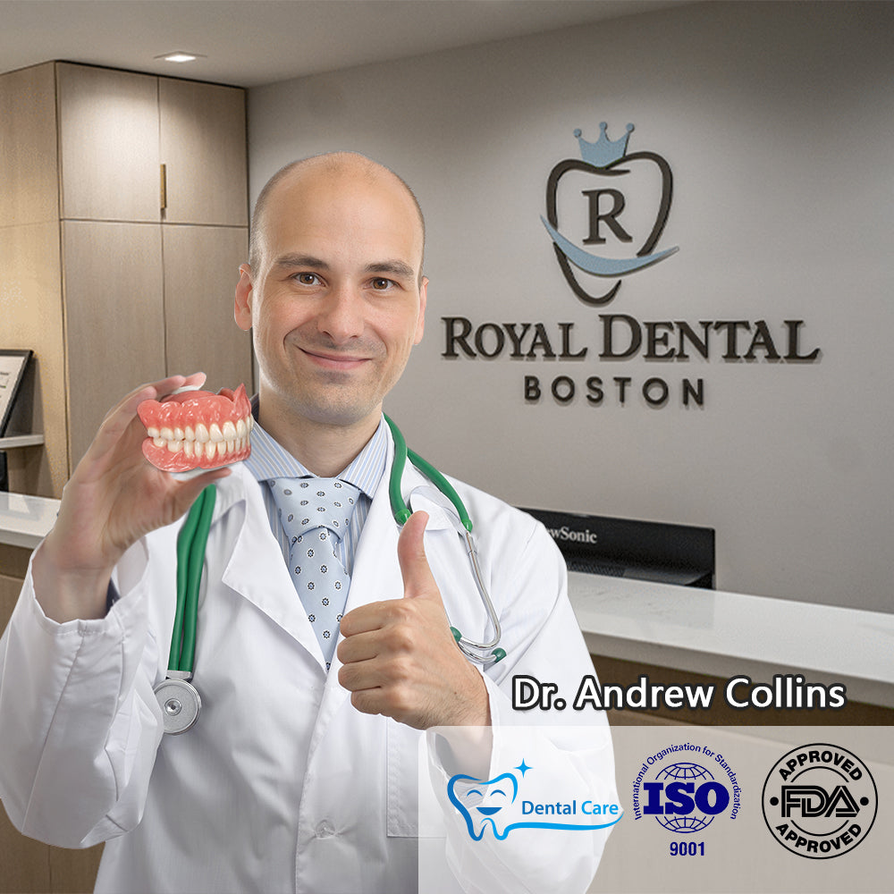 🦷 QIAWI™-Premium Custom Silicone Denture Set 👨⚕️ Dual Certification by the American Dental Association(ADA) & the U.S. Food and Drug Administration(FDA)