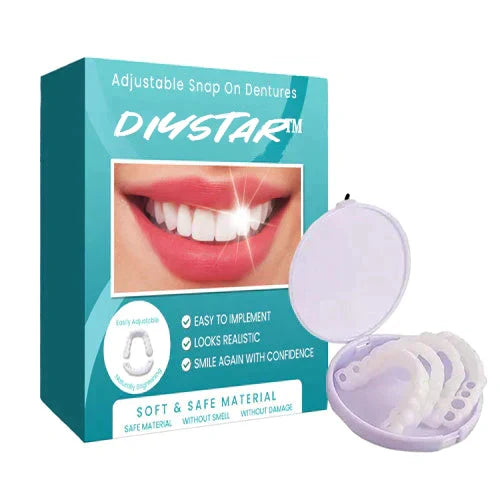 (Limited Time Discount 🔥 Last Day)DIYSTAR™Adjustable Snap-On Dentures⭐