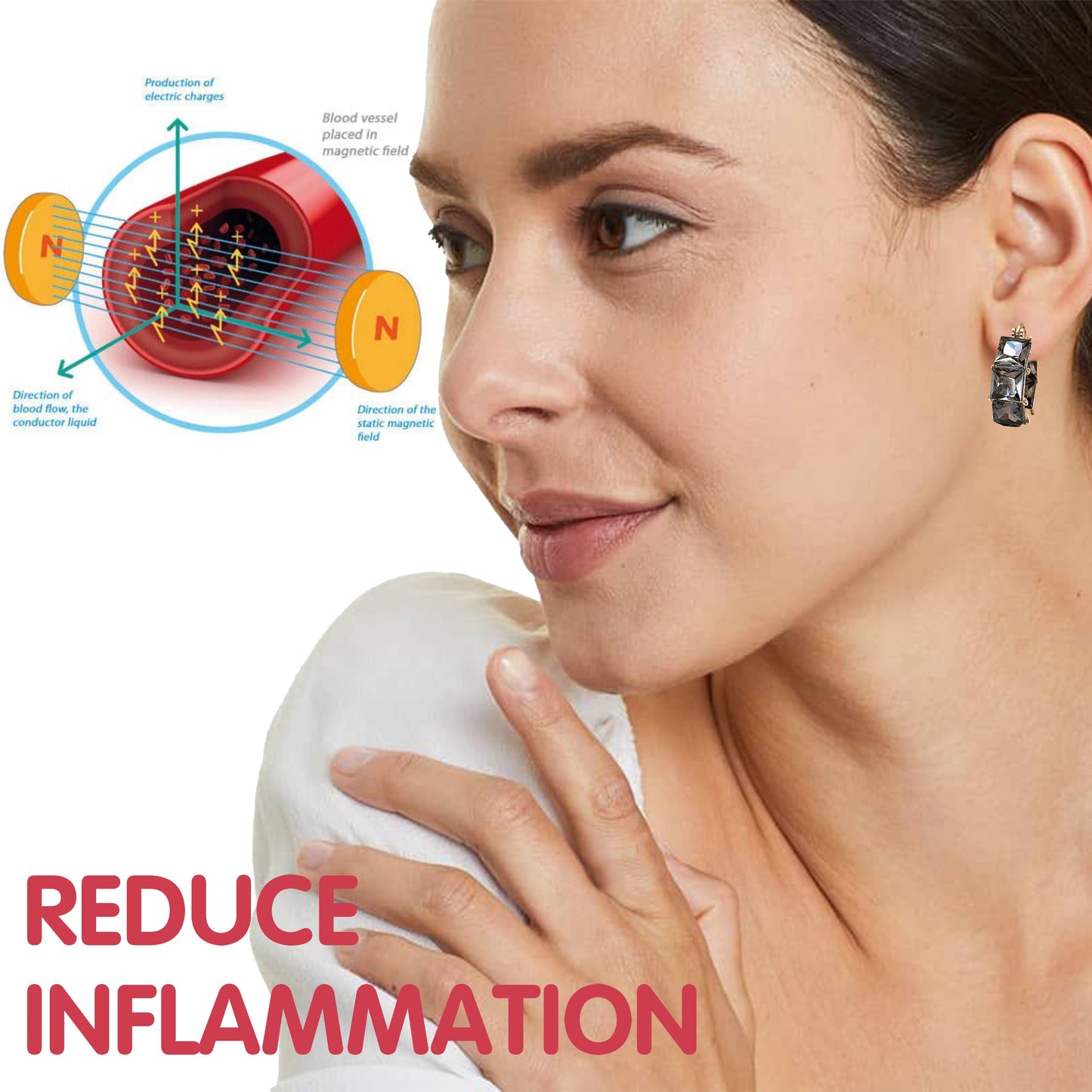 (🔥LAST DAY SALE-80% OFF) Diystar™ Lymphvitic Magnetisch Earrings
