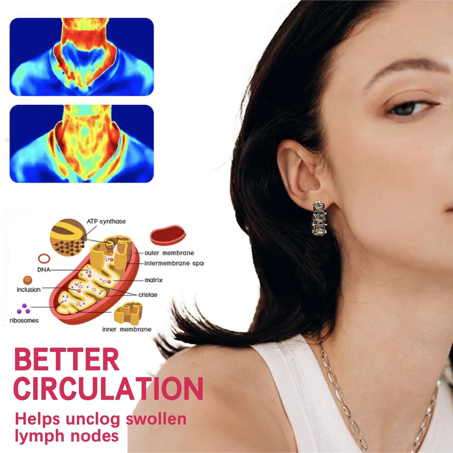 (🔥LAST DAY SALE-80% OFF) Diystar™ Lymphvitic Magnetisch Earrings