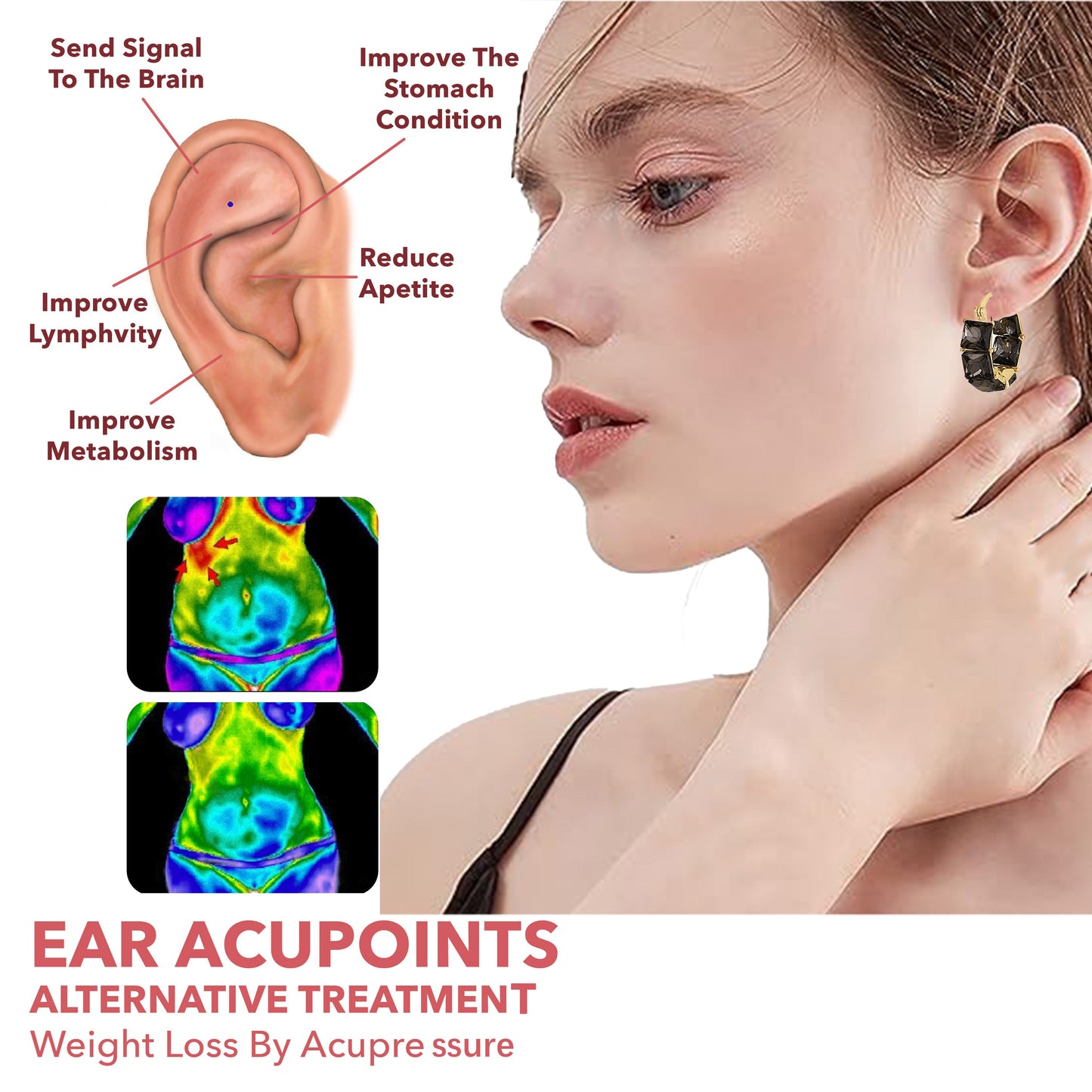 (🔥LAST DAY SALE-80% OFF) Diystar™ Lymphvitic Magnetisch Earrings