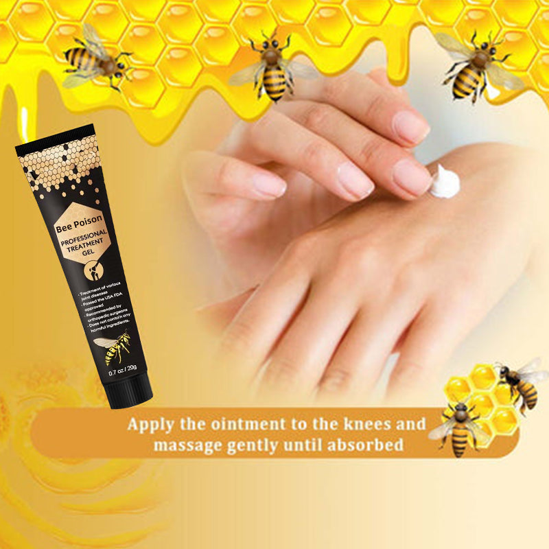 🐝 MOONBIFFY™ New Zealand Bee Poison Joint Relief Gel(New Zealand Bee Extract - Specializes in the treatment of orthopedic conditions and arthritic pain)