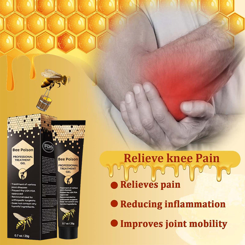 🐝 MOONBIFFY™ New Zealand Bee Poison Joint Relief Gel(New Zealand Bee Extract - Specializes in the treatment of orthopedic conditions and arthritic pain)