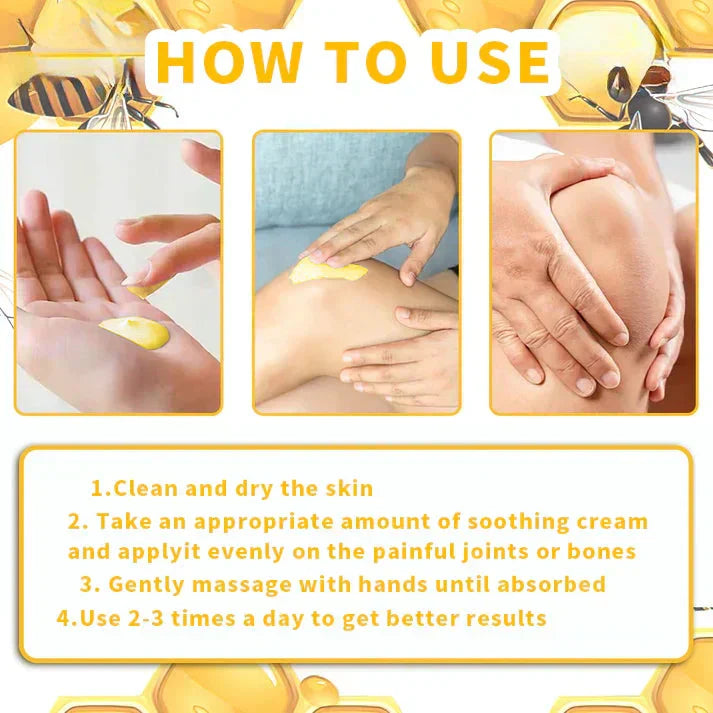 🔥Official Store: LOVILDS™ Bee-Poison Pain-Relief Bone Healing Cream👨‍⚕️UK Medicines and Healthcare products Regulatory Agency (MHRA)  Certification(Reducing joint swelling, pain, stiffness, redness, warmth, soreness, and joint fatigue)