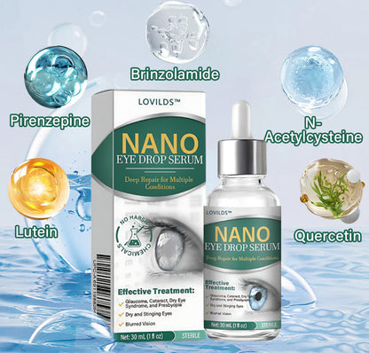 👩‍⚕️LOVILDS™ Nano Eye Drops Serum ✅FDA Approved(Suitable for presbyopia, dry eye syndrome, glaucoma, and cataracts) 👀