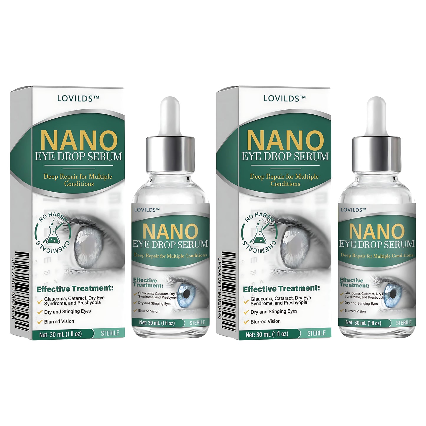 👩‍⚕️LOVILDS™ Nano Eye Drops Serum ✅FDA Approved(Suitable for presbyopia, dry eye syndrome, glaucoma, and cataracts) 👀