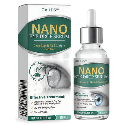 👩‍⚕️LOVILDS™ Nano Eye Drops Serum ✅FDA Approved(Suitable for presbyopia, dry eye syndrome, glaucoma, and cataracts) 👀