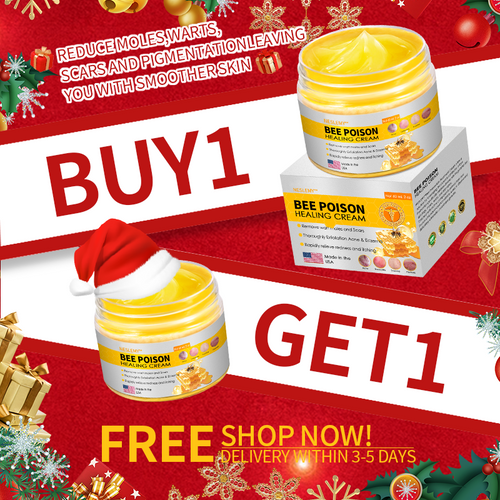 NESLEMY™ Bee Venom Skin Cream（👨‍⚕AAD Recommended),for Remove Warts, Acne and Scars