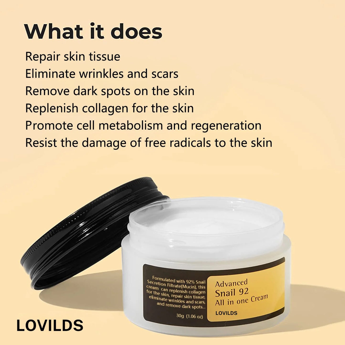LOVILDS  Korean Snail Collagen Lifting & Firming Cream(🔥🔥🔥Limited time offer last 30 minutes)