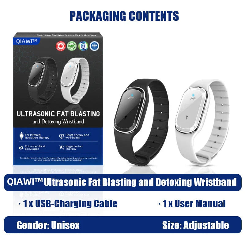 ✅Registered with the CSA | 🦌 QIAWI™ Ultrasonic Fat Blasting and Detoxing Wristband (🔥LAST DAY 70% OFF)