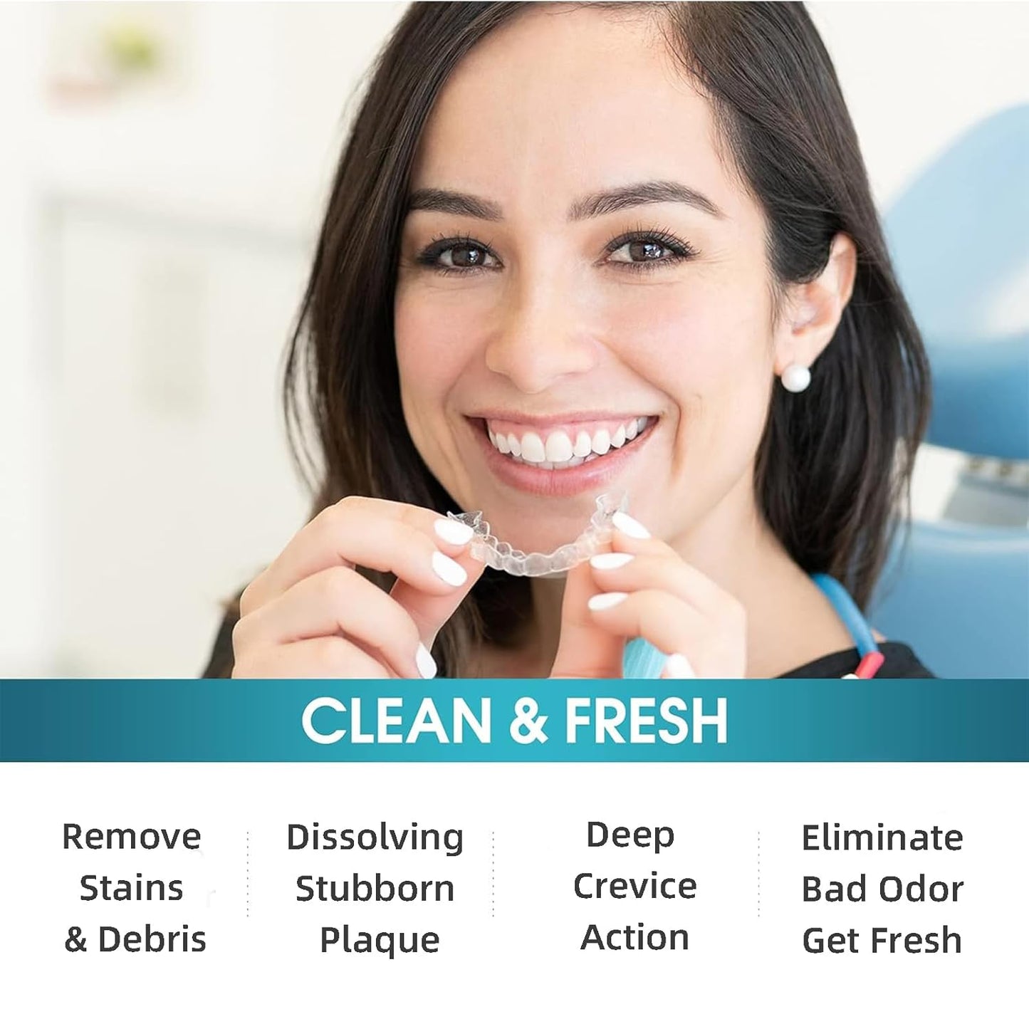 Neslemy™ Denture Cleaning Effervescent Tablets