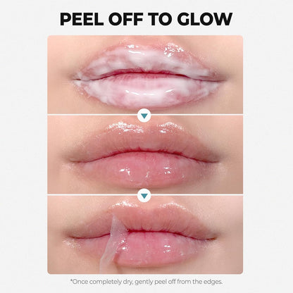 MUWIX Soothing Prep Lip Mask | Gentle Peel-Off Lip Mask for Dead Skin & Flakes