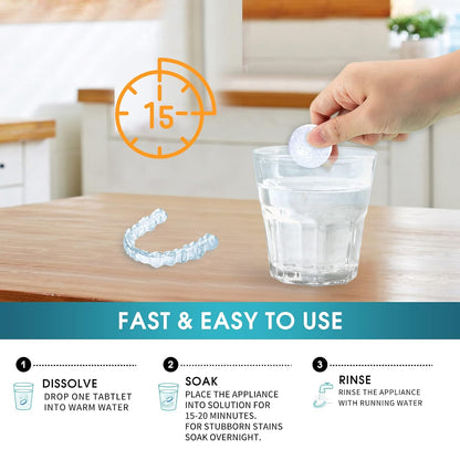 Neslemy™ Denture Cleaning Effervescent Tablets