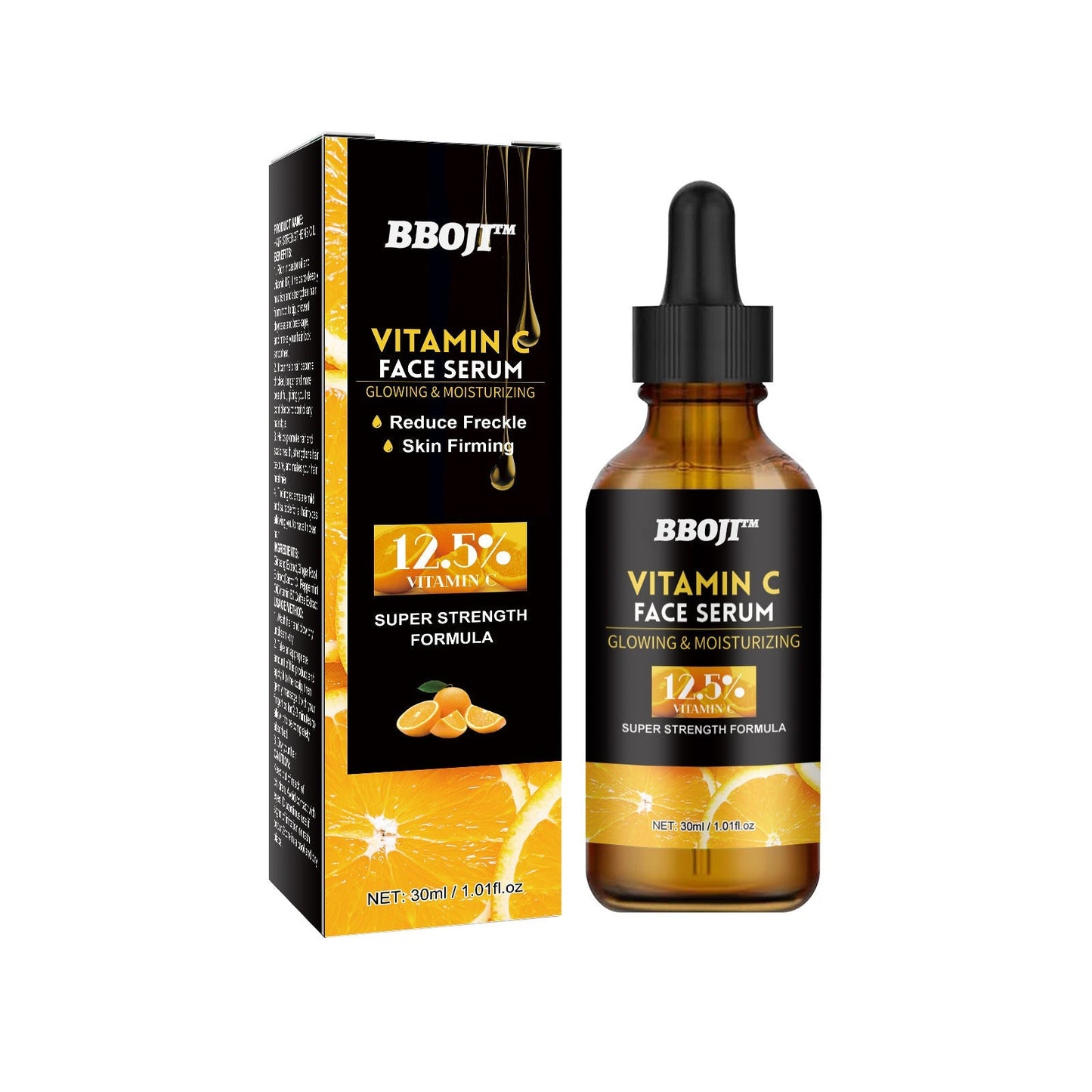 BBOJI™ Serum Vitamin C Facial Serum Lightens Fine Lines Firms and Smoothes Moisturizes Skin Anti-Aging Essence