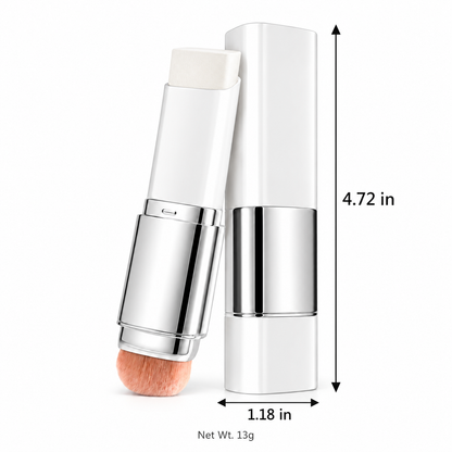 Lightweight Hydrating Foundation Stick with Built-In Brush