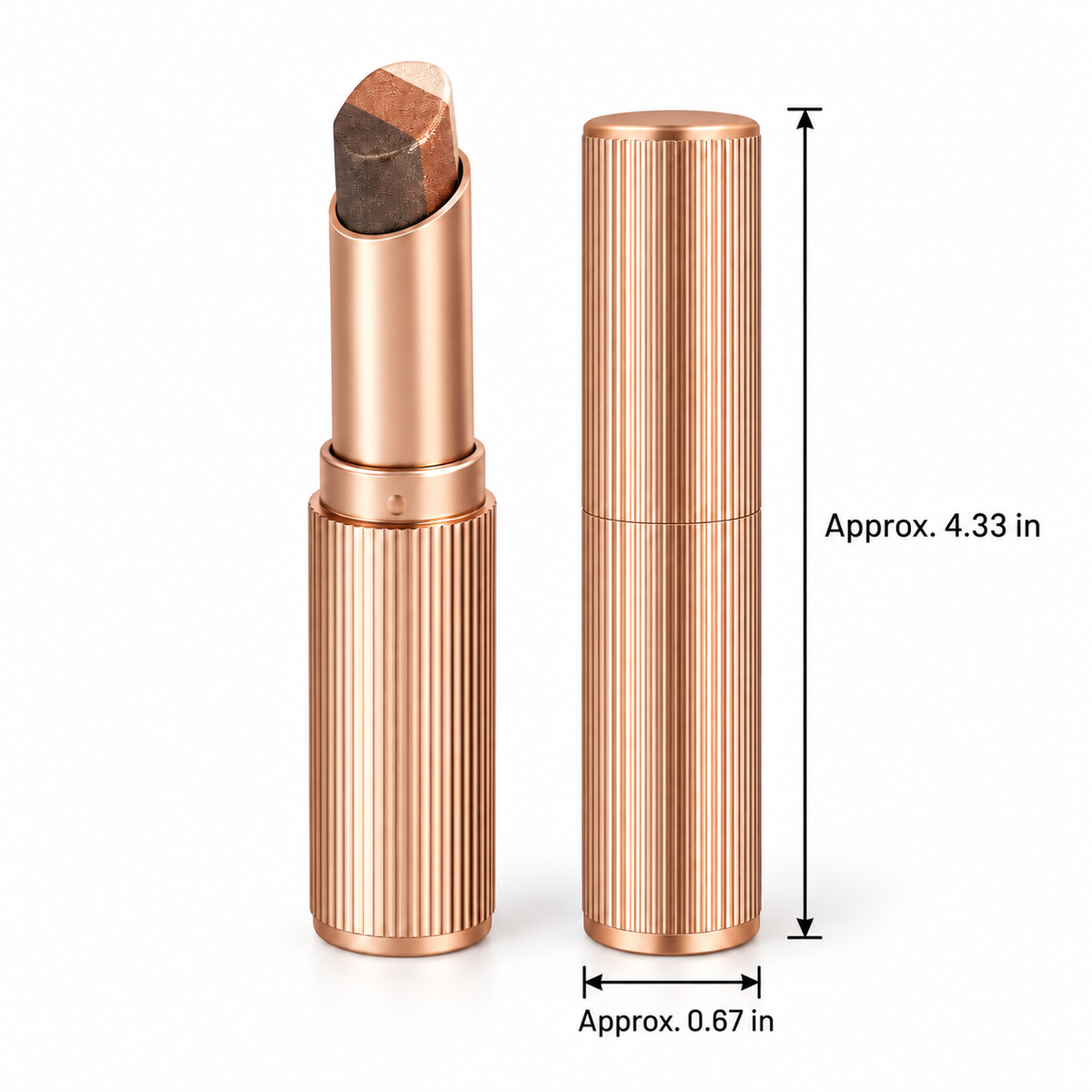 3-Color Matte & Shimmer Eyeshadow Stick