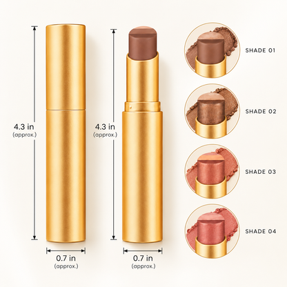 3-Color Shimmer Gradient Eyeshadow Stick