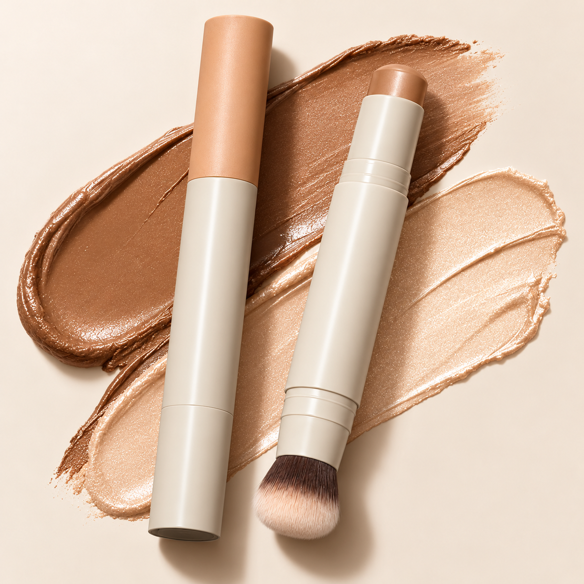 Dual-Ended Contour & Highlight Stick with Brush