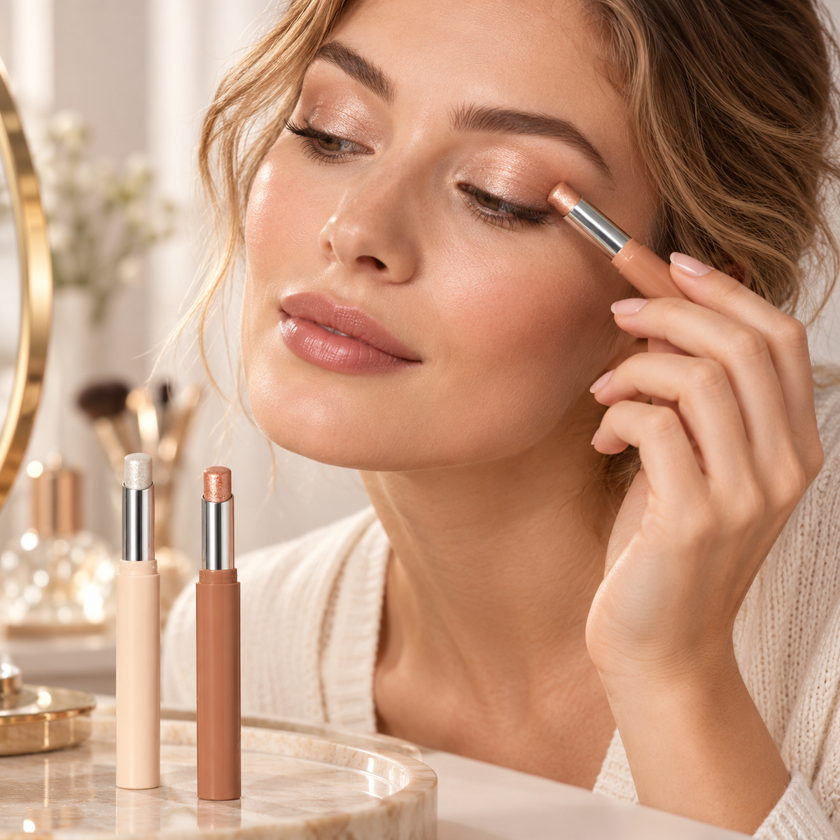 Six-Shade Shimmer Eye Color