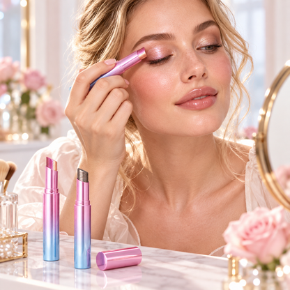 Three-Tone Gradient Shimmer Eye Shadow Stick