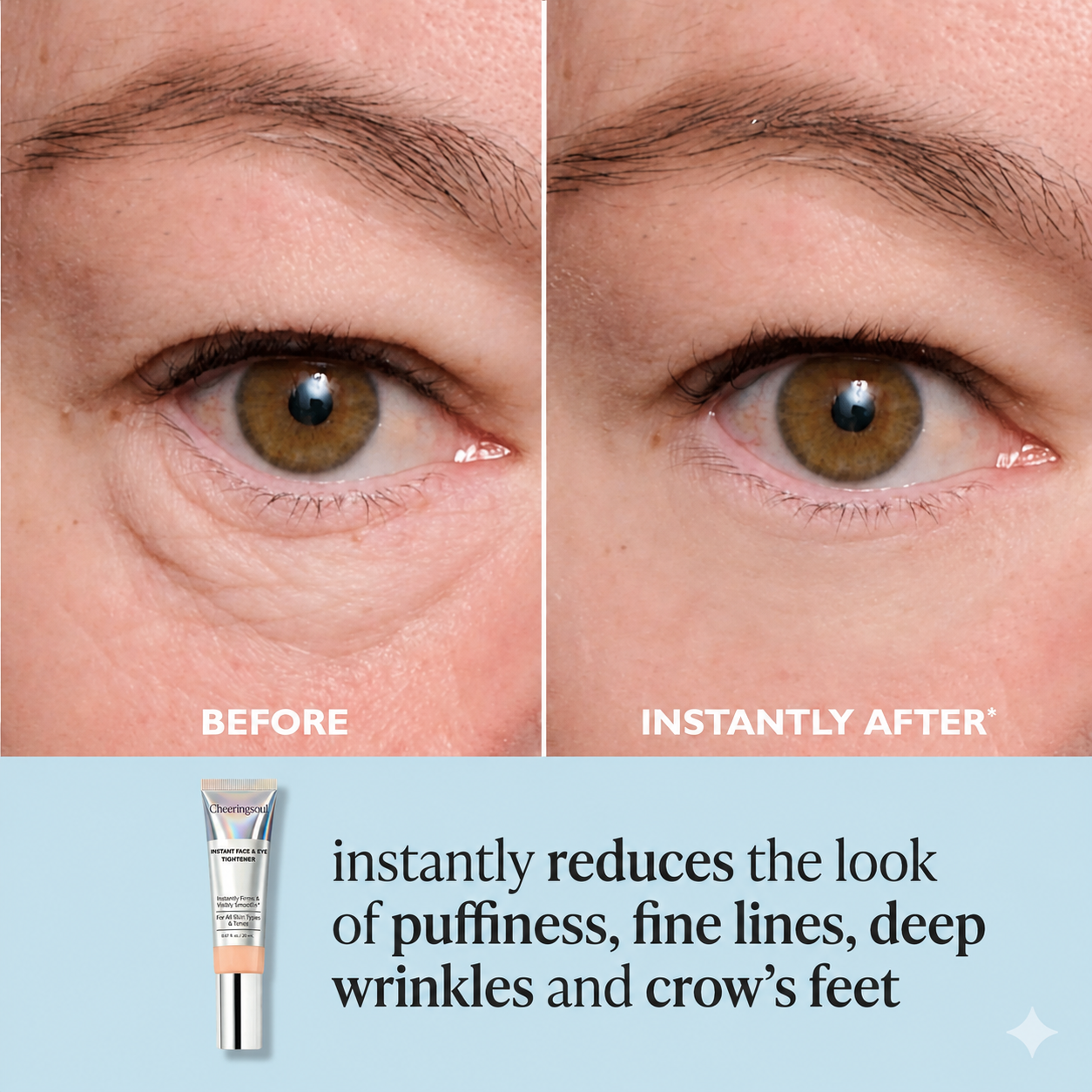 Cheeringsoul™ Instant Face Temporary Tightener – Instant visible results in 60 seconds