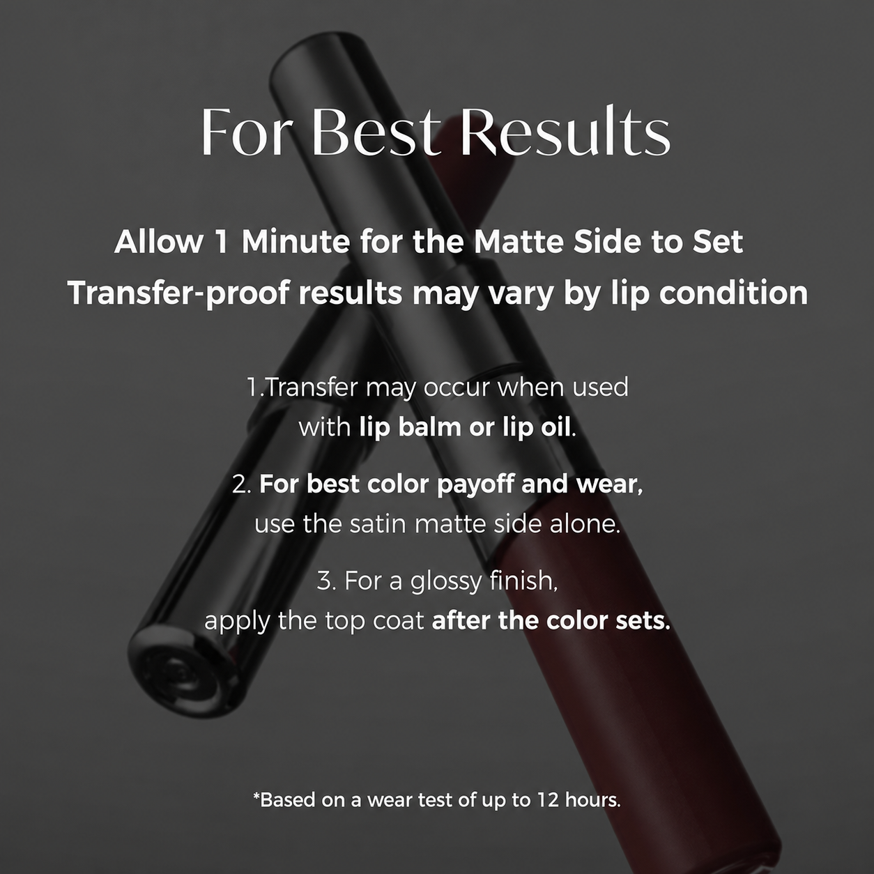 Perfect Twin Lip — Dual-Ended Liquid Lipstick with Velvet Matte Color and Glossy Shine