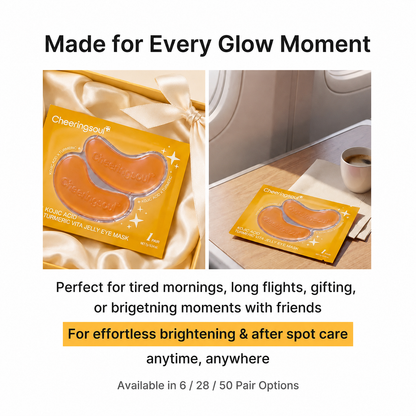 [Cheeringsoul]Kojic Acid Turmeric Vita Jelly Eye Mask