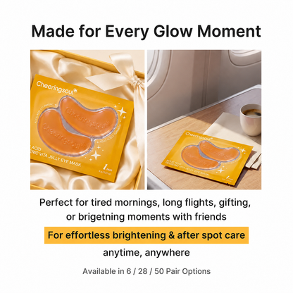 [Cheeringsoul]Kojic Acid Turmeric Vita Jelly Eye Mask