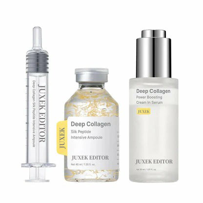 Intensive Collagen Care Set [Silk Collagen & Peptide Face-Lift Duo]