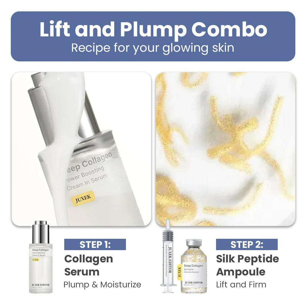 Intensive Collagen Care Set [Silk Collagen & Peptide Face-Lift Duo]